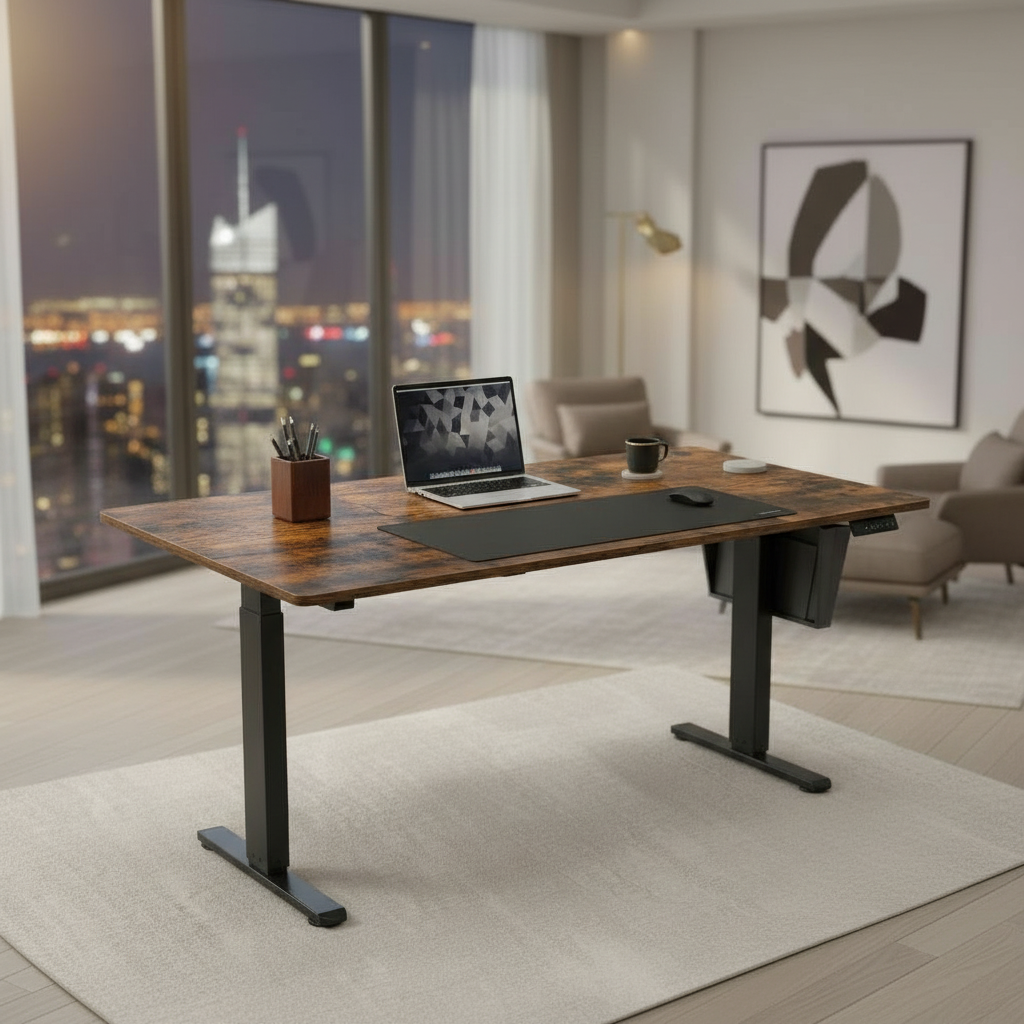 Organisateur crayons bois artisanal avec plusieurs compartiments pour bureau organisé