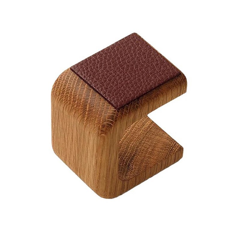 Support montre en bois massif design minimaliste pour exposition élégante garde-temps